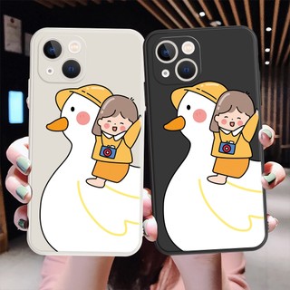 Ốp Điện Thoại Mềm In Hình Vịt Hoạt Hình Cho iPhone 6 Plus 6S Plus 7 8 Plus iPhone XR X XS Max iPhone 11 Pro Max SE 2020