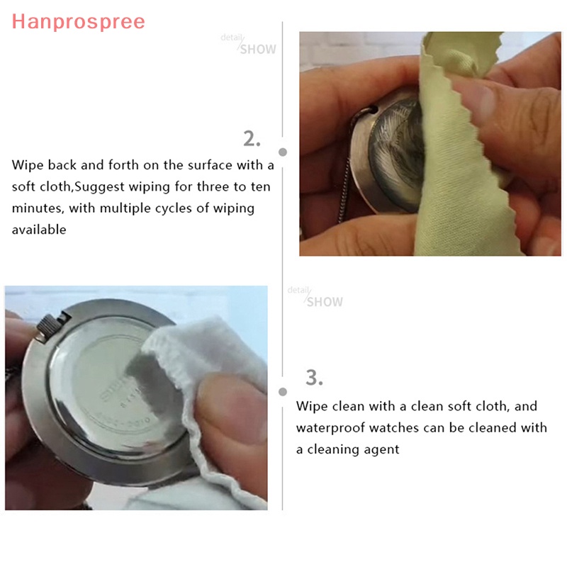 Hanprospree > Dụng Cụ Mài Đánh Bóng Chống Trầy Xước Màu Vàng / Bạc Cho Đồng Hồ