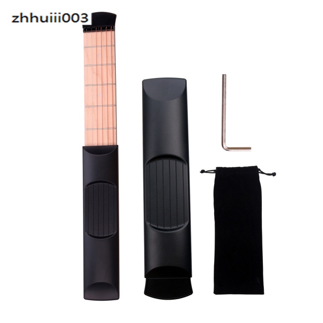 Zhihui Dụng Cụ Luyện Tập Ghi Ta Bỏ Túi 4 / 6 Phím Nhỏ Gọn Tiện Dụng