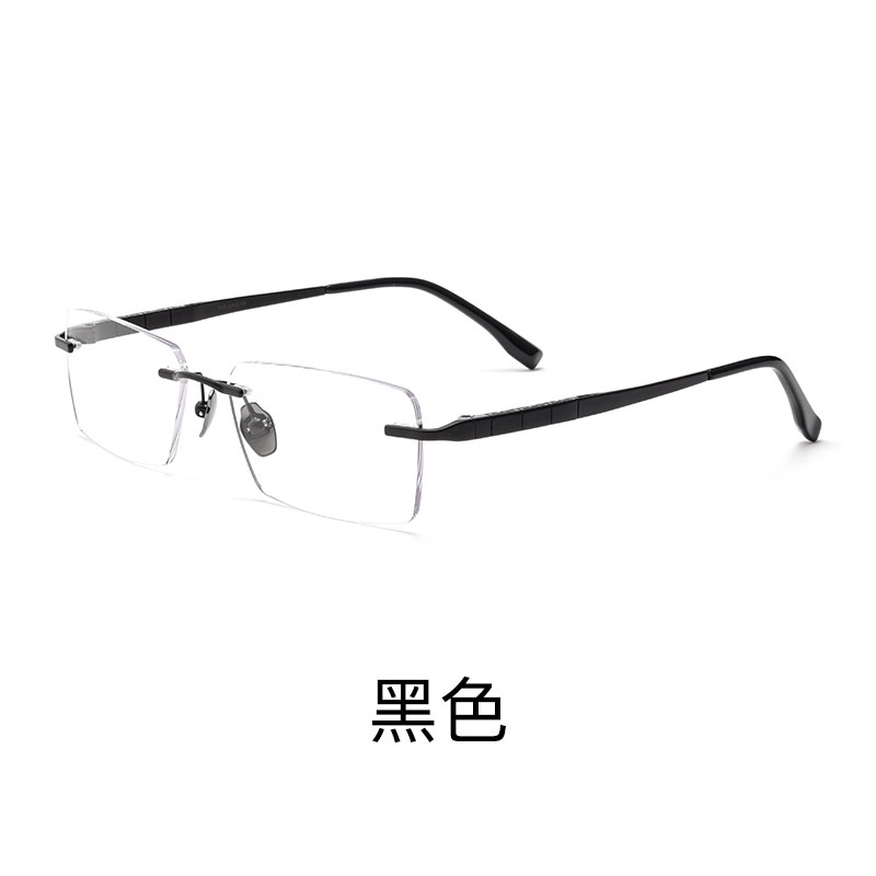 Gọng Kính F91092T Beta Titan Không Gọng Siêu Nhẹ Phong Cách Doanh Nhân Cho Nam