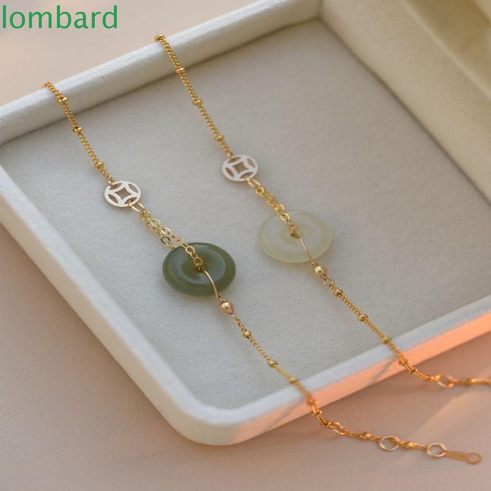 Vòng Tay Dây Xích Mặt Hình Quả Dứa Phong Cách Trung Hoa Độc Đáo Cho Nữ