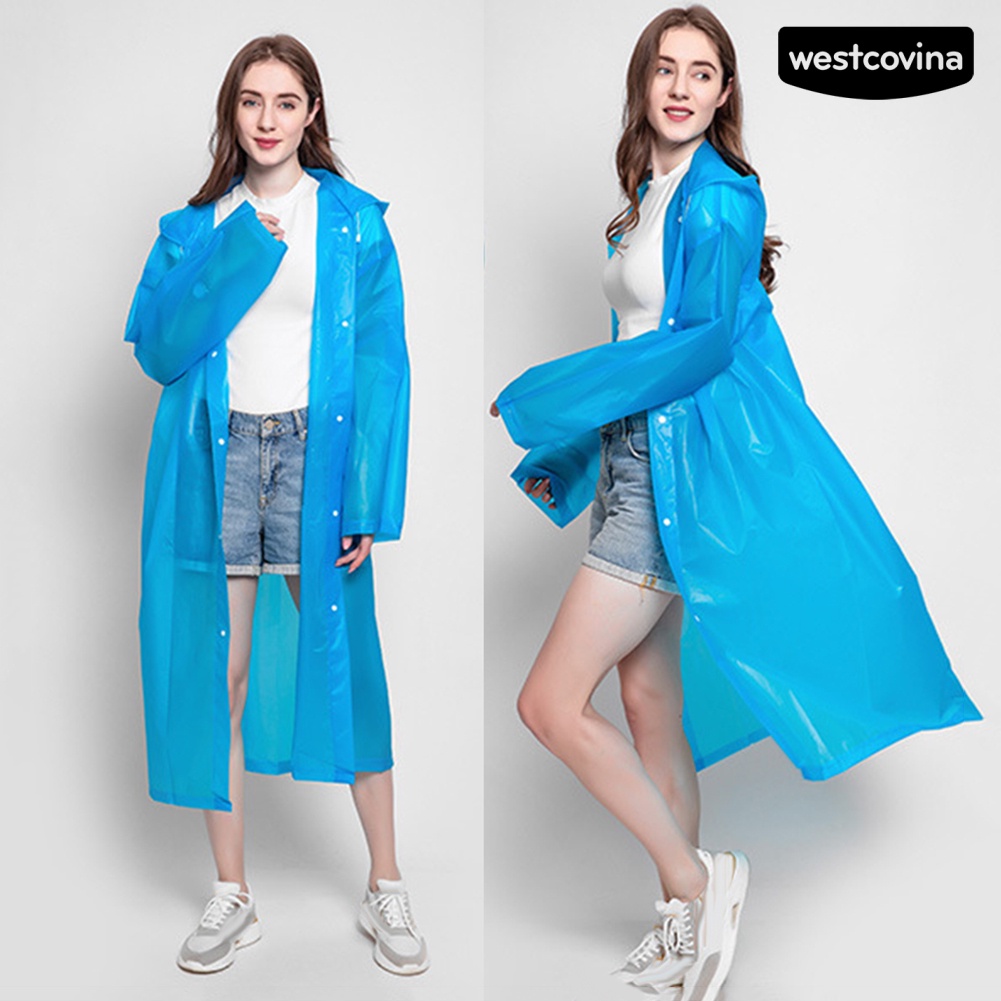 [COD]☁Áo Mưa Dày Dáng Dài Có Mũ Trùm Dùng Một Lần Chống Nước Dày Dặn Cho Unisex