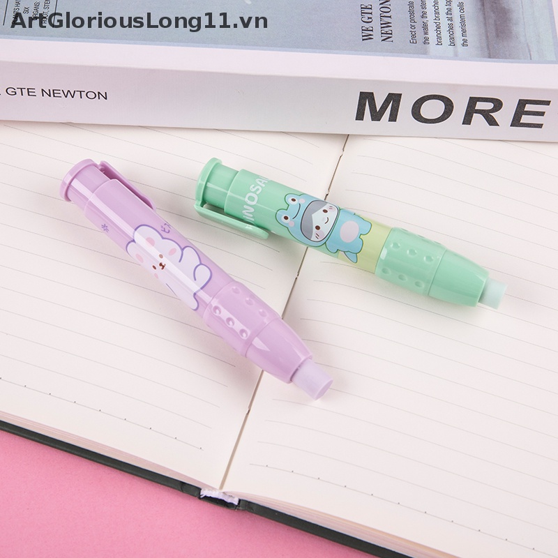 Cục Tẩy Bút Chì Dạng Nhấn Bằng Cao Su Mềm Có Thể Thu Gọn Cho Trẻ Em