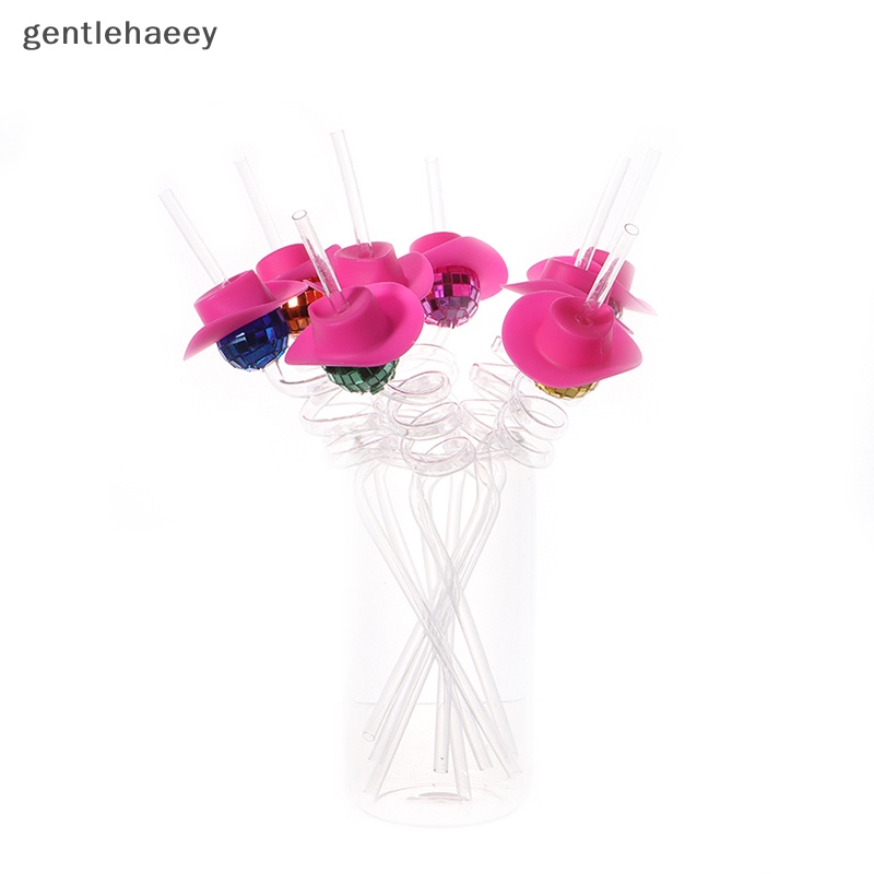 Ống Hút Mini 70s Hình Nón Cao Bồi Màu Sắc Ngẫu Nhiên Dùng Để Trang Trí Tiệc