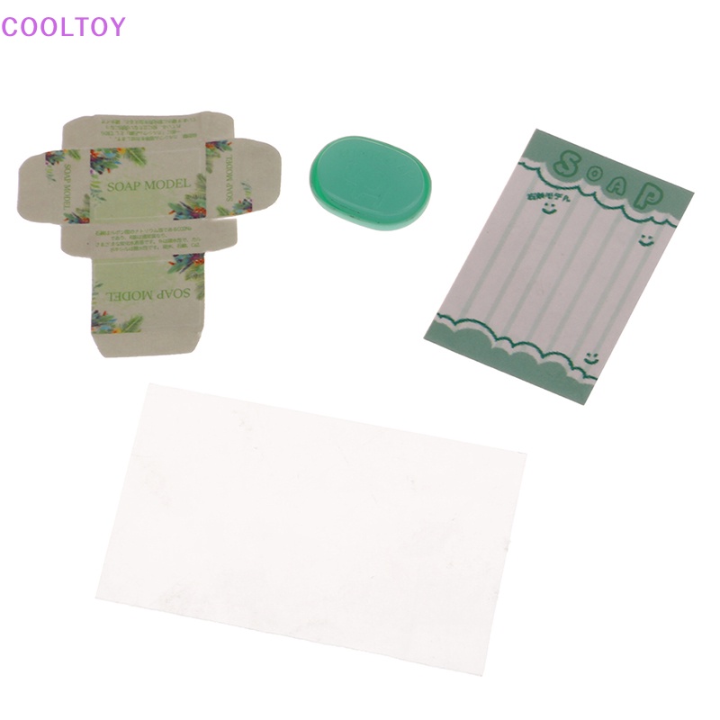 Cooltoy Bộ Hộp Xà Phòng Mini Tỉ Lệ 1 / 12 Trang Trí Nhà Búp Bê