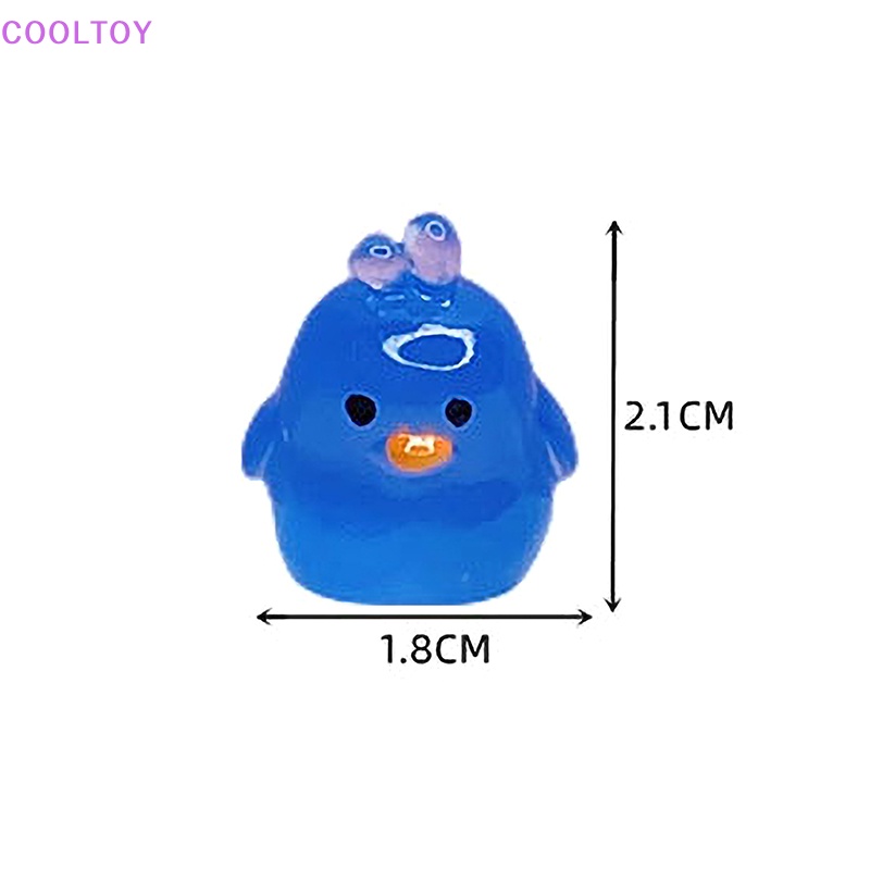 Bộ 5 Tượng Vịt Con Phát Quang Dùng Trang Trí Vườn