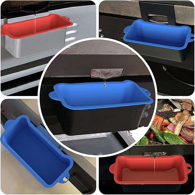 Cốc Dầu Bằng Silicon Màu Đen Có Thể Tái Sử Dụng Tiện Lợi