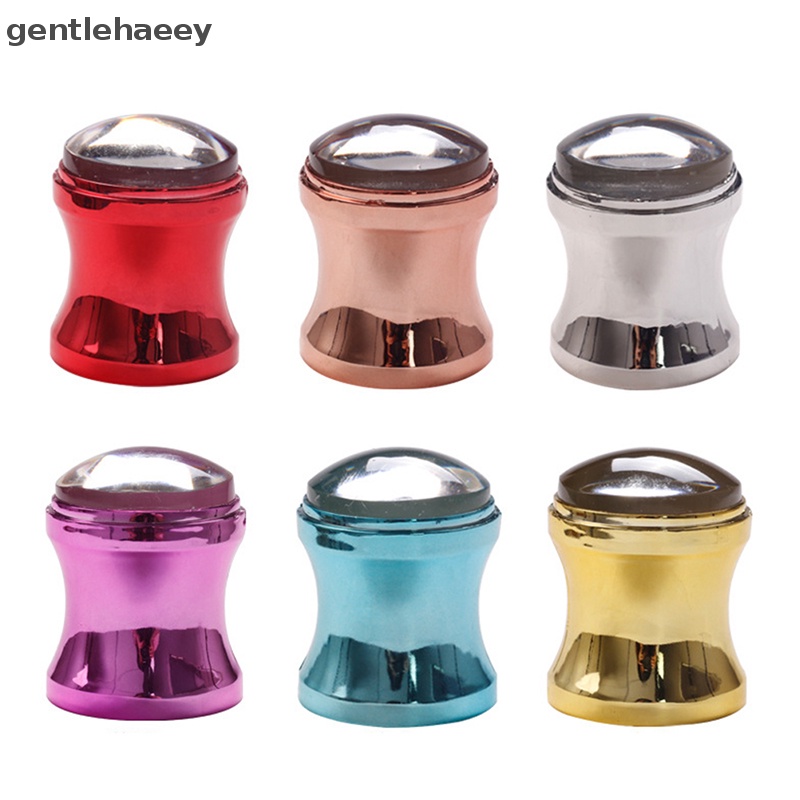 Bộ Dụng Cụ In Vẽ Móng Nghệ Thuật Bằng Silicone Với Tay Cầm Kim Loại