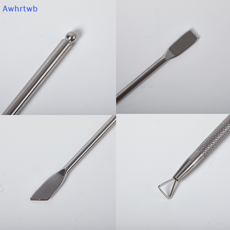 Muỗng Hai Đầu Bằng Thép Không Gỉ Chuyên Dụng Cho Làm Móng Nghệ Thuật Mới