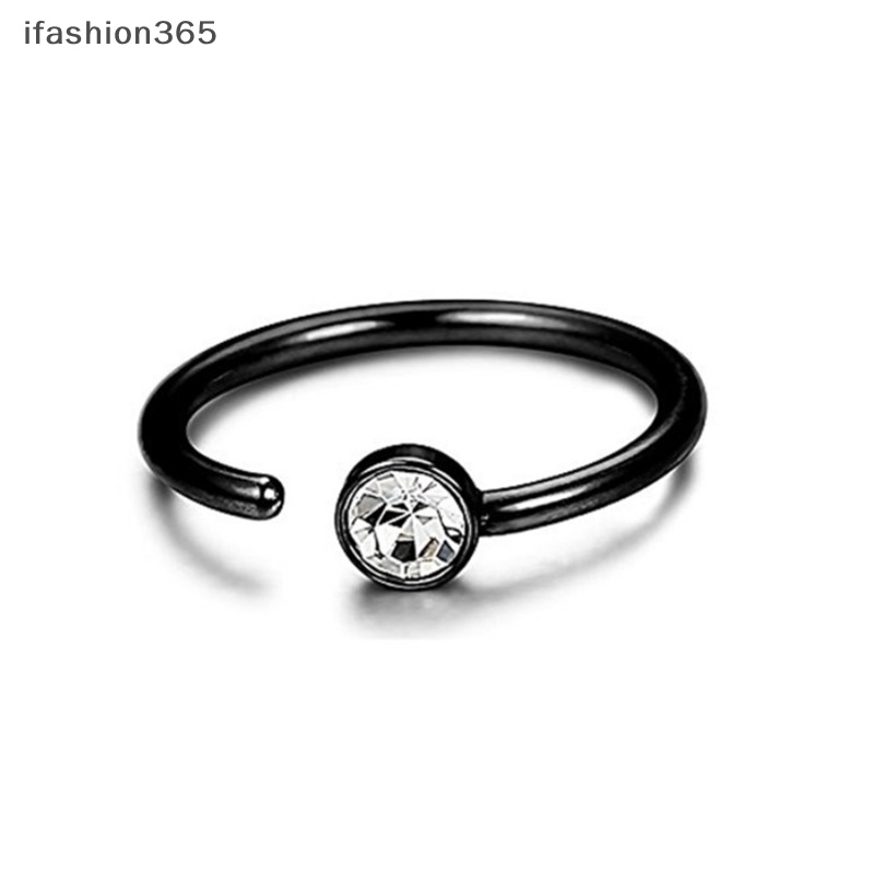 1 Khuyên Mũi Tròn Dạng Kẹp Bằng Thép Thời Trang Cho Nữ ifashion365