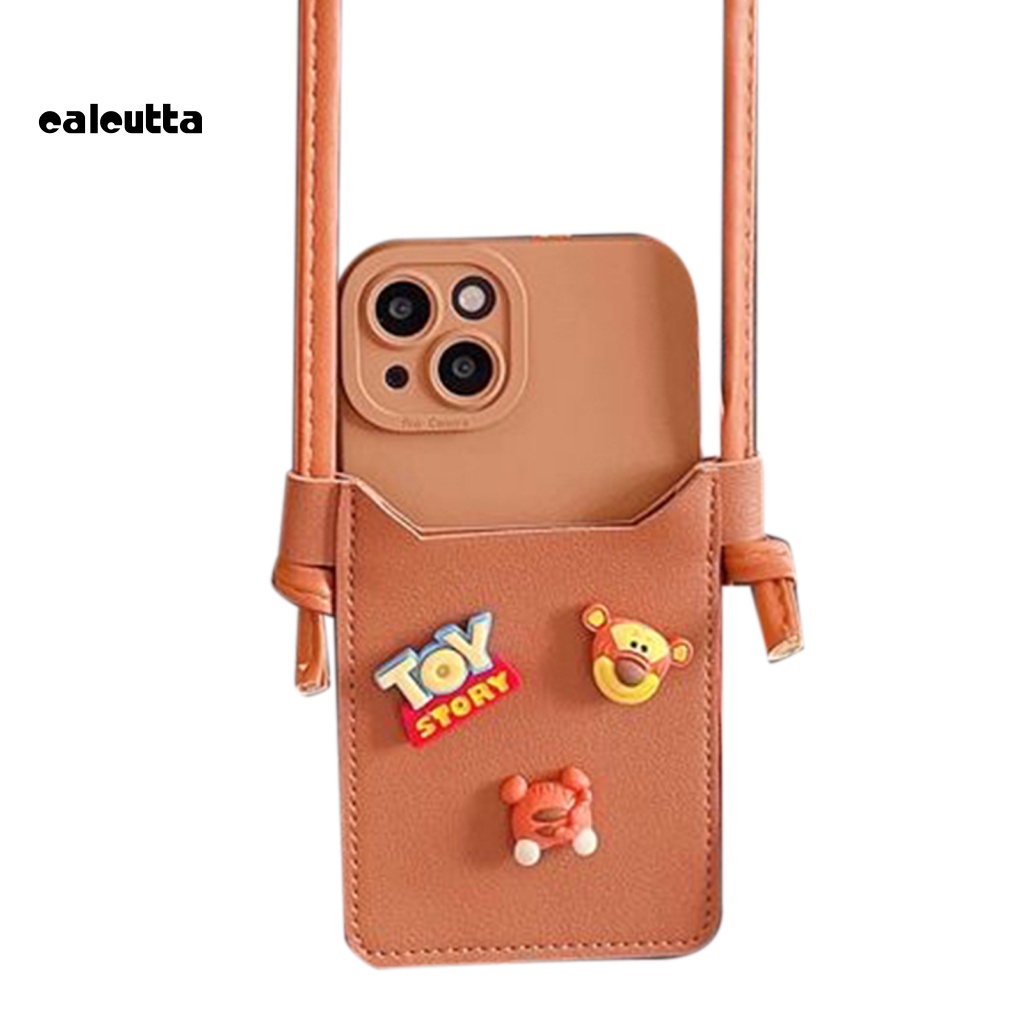 Túi Đựng Điện Thoại Đeo Chéo Hình Gấu Nâu / Hổ 3D Cho iPhone 14