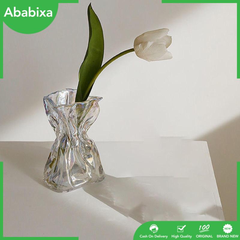 Lọ Hoa Thủy Tinh Trong Suốt Thiết Kế Tối Giản Dùng Trang Trí Tiệc