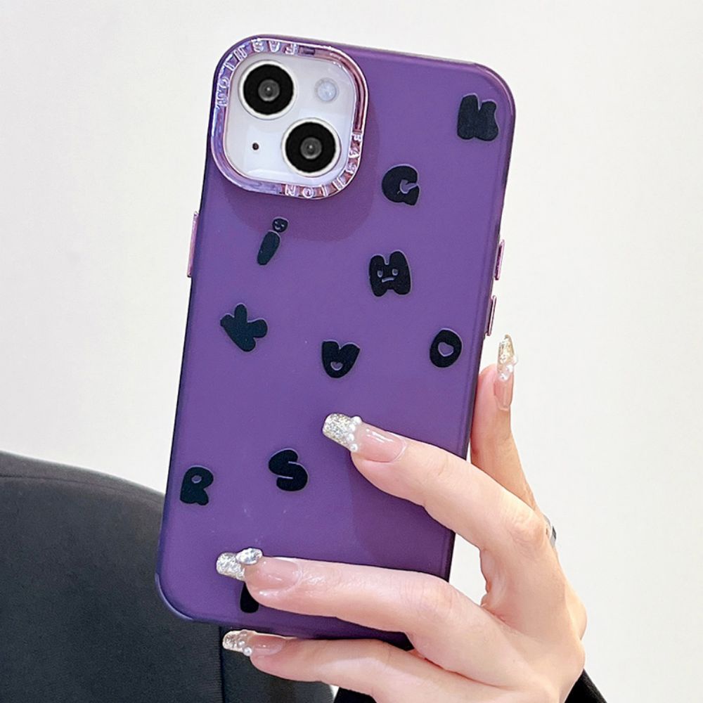 Ốp Điện Thoại TPU Mềm Chống Sốc Bảo Vệ Ống Kính In Chữ Tiếng Anh Cho IPhone 14 Pro Max 13 12 11 Pro Max XR XS 7 8 Plus