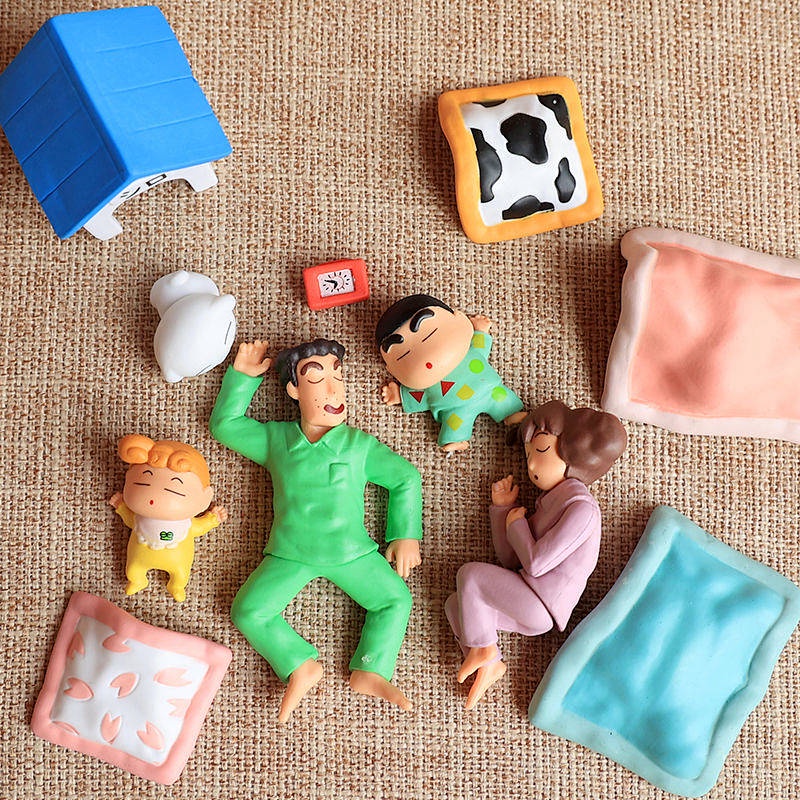 Cartoon Cute Crayon Small New Nohara Hand-Made Car Decoration Car Center Console Interior Decoration Doll RSNk