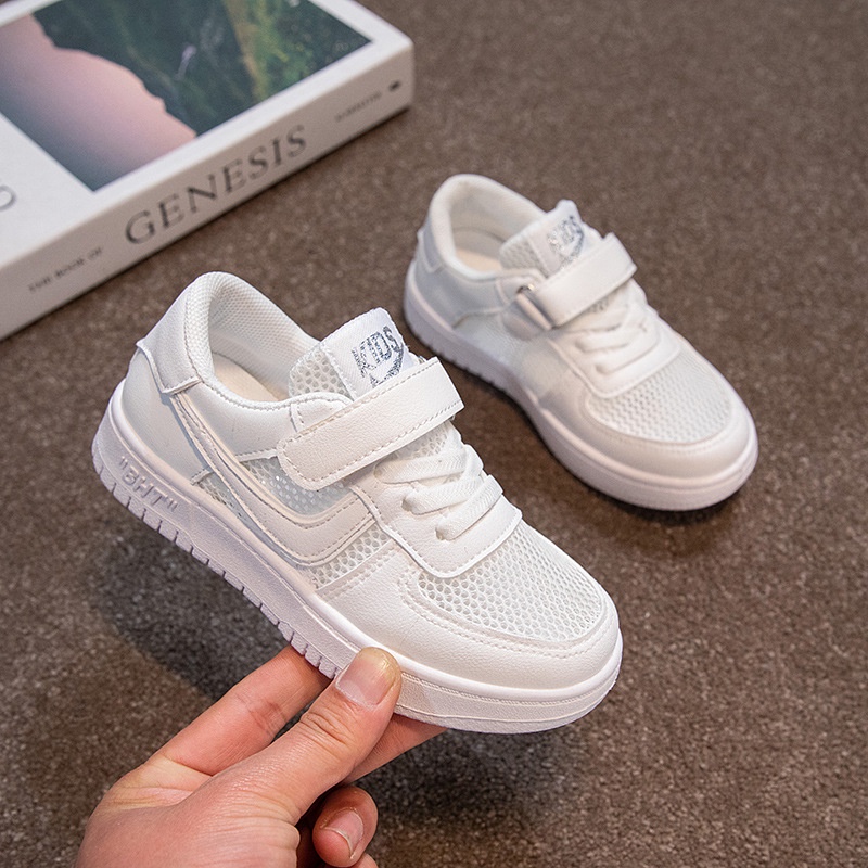 Giày SNEAKER Đế Mềm Phối Lưới Thoáng Khí Thời Trang Xuân Hè Cho Bé