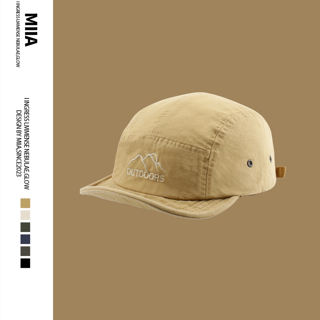 Mũ Lưỡi Trai Vành Ngắn Chất Liệu Mềm Mại Thời Trang Xuân Hè Cá Tính Dành Cho Nam Nữ