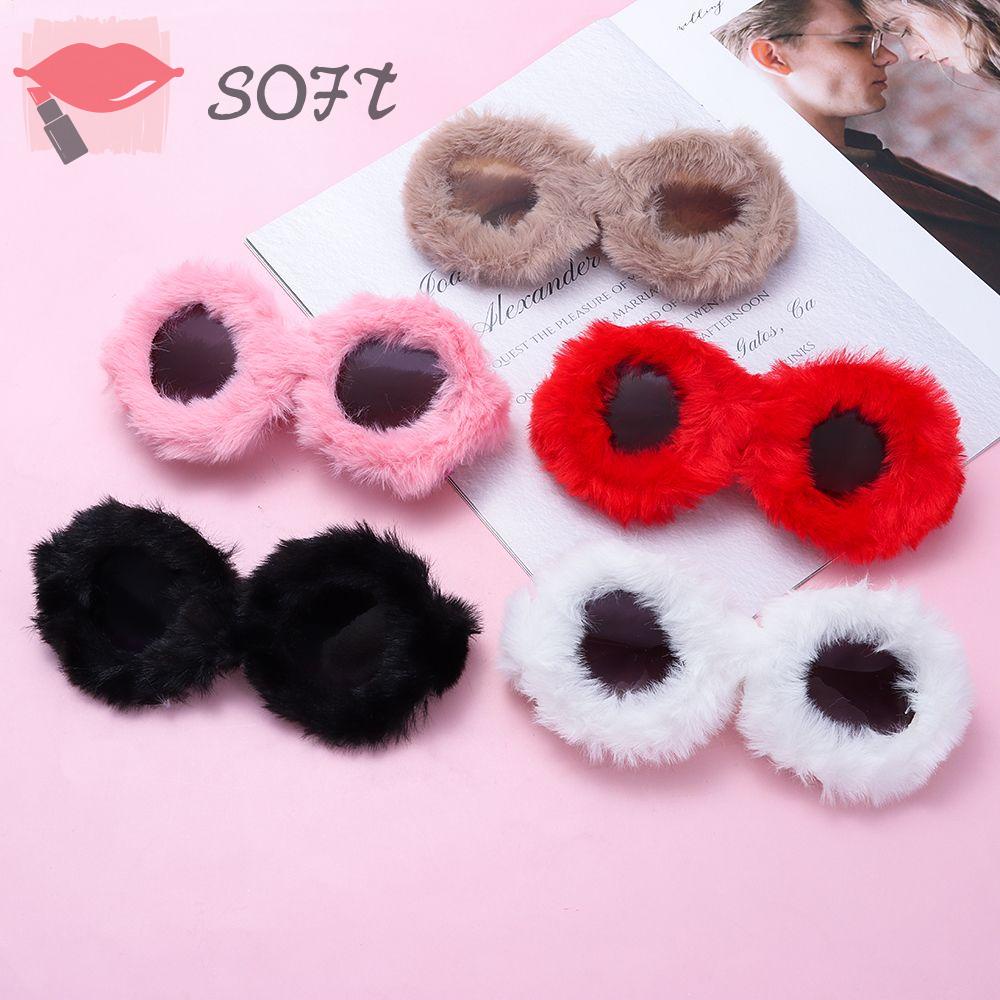 Kính Mát Tròn Kardashan Gọng Nhung Phong Cách Retro