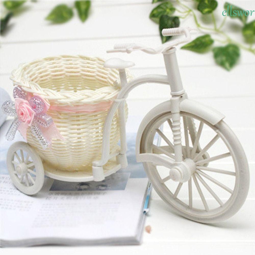 Giỏ Hoa Handmade Hình Xe Đạp Dễ Thương Dùng Trang Trí Tiệc Cưới