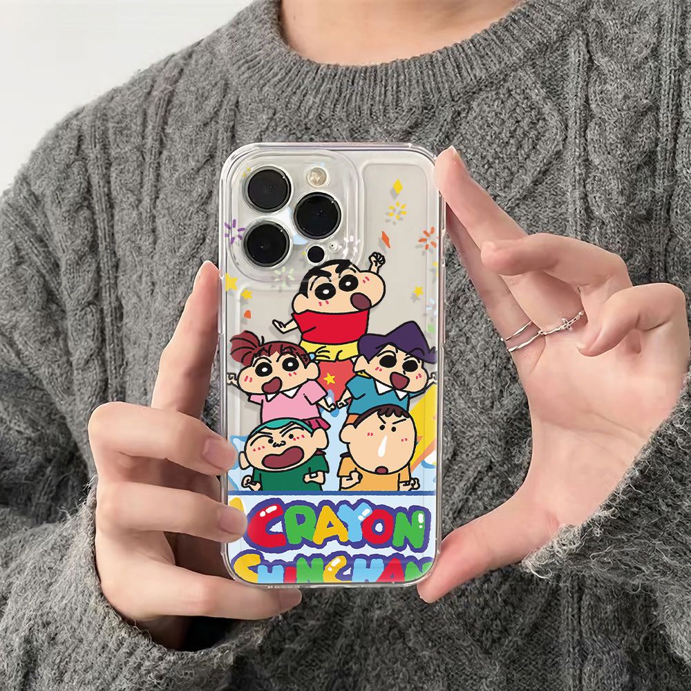 ✅Ốp Điện Thoại Mềm Chống Sốc In Hình Shin-Chan Cho Iphone 1378plus 11 126In14Pro JVP8