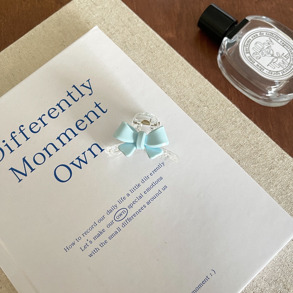 Phụ Kiện Kẹp Tóc Nơ Màu Kem Thời Trang Mùa Hè Mới 2023 Cho Bé Gái