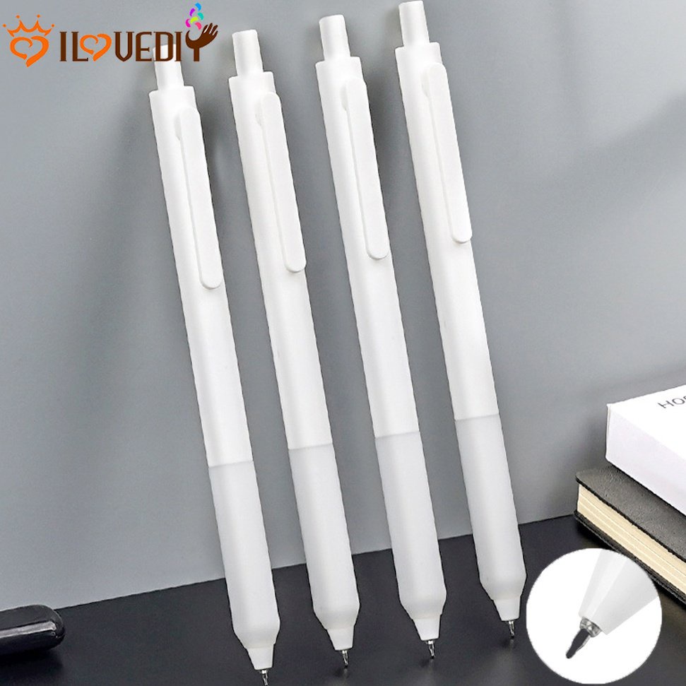1 Bút Mực Đen / Đỏ Đầu 0.5mm Nhanh Khô Tiện Dụng Cho Học Sinh / Văn Phòng