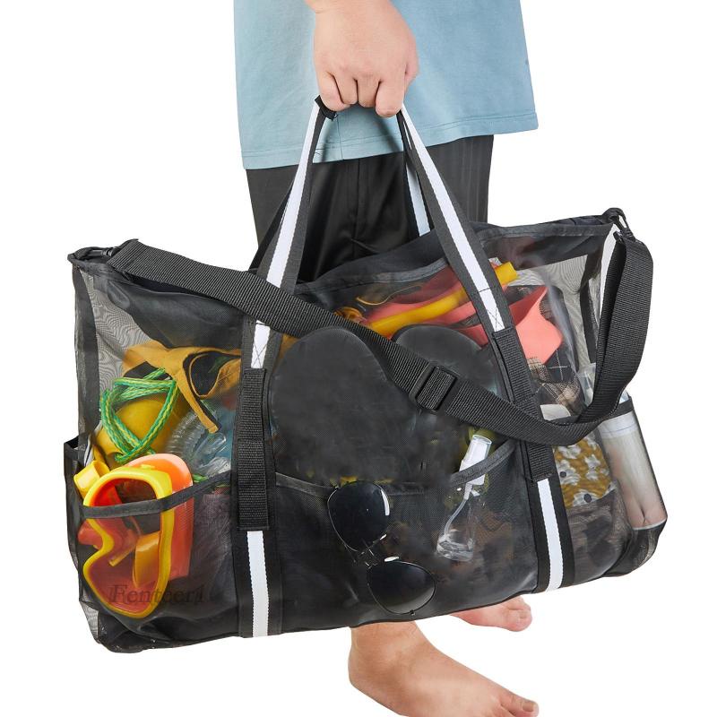 [Fenteer1] Túi Lưới Đựng Đồ Chơi Bơi Lội Ngoài Trời Cho Trẻ Em