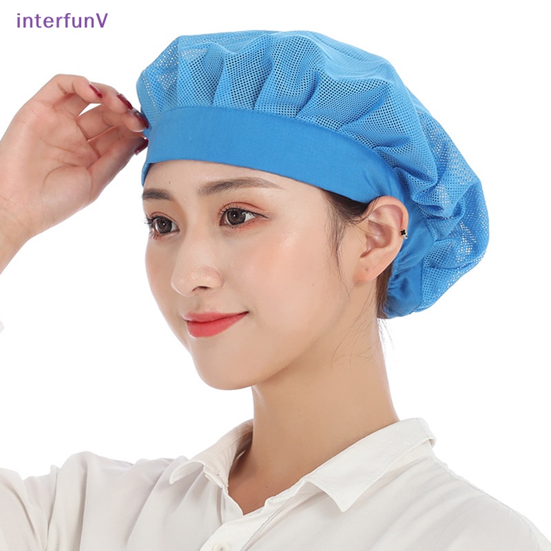 [InterfunV] Mũ Đầu Bếp / Phục Vụ Nhà Hàng / Quán Cà Phê Co Giãn Thoáng Khí Cho Nam Và Nữ [Mới]