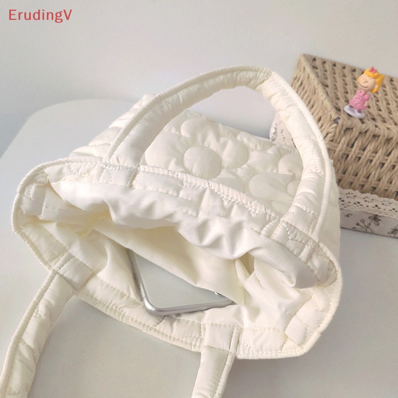 [ErudingV] Túi Đựng Hộp Cơm Trưa Xách Tay May Chần Phong Cách Ins Hàn Quốc Hợp Thời Trang Cho Nữ [Mới]