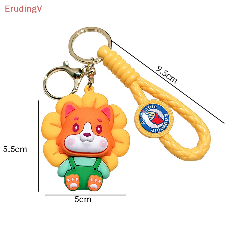 [ErudingV] Móc Khóa Xe Hơi / Túi Xách Hình Chó Shiba Inu / Mèo Dễ Thương Phù Hợp Cho Cặp Đôi [Mới]