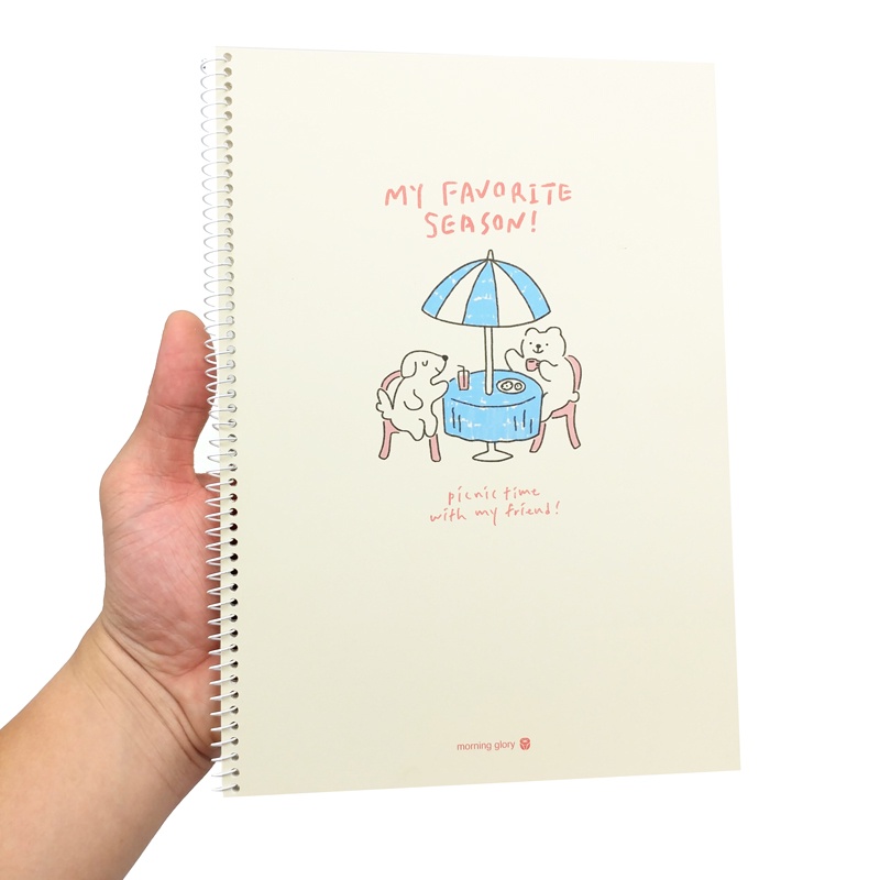 Sổ Lò Xo Kẻ Ngang - Morning Glory 10230-88602 - My Favourite Season