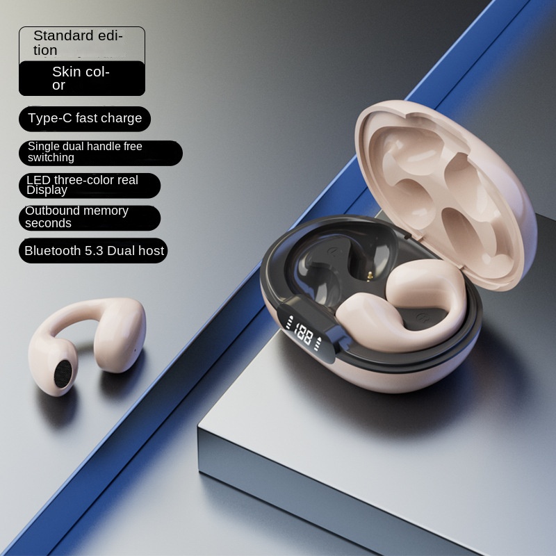 Tai Nghe Bluetooth 5.3 Âm Thanh HiFi Thiết Kế Dạng Kẹp Vành Tai
