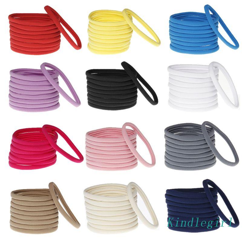 Băng Đô Ôm Chân Màu Kẹo Trơn Co Giãn Cho Bé Gái