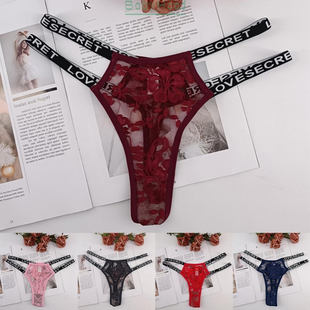 Women's Stylish and Comfortable Lace Thong G String T Back Panties Lingerie Underwear#BBHOOD