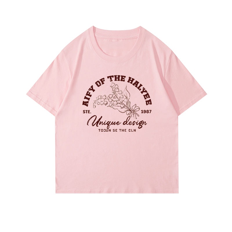 NRVP Áo Thun 100% Cotton Tay Ngắn Phong Cách Hàn Quốc Mới