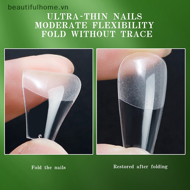 Bộ 120 Móng Tay Giả Bằng Acrylic Che Phủ Toàn Diện