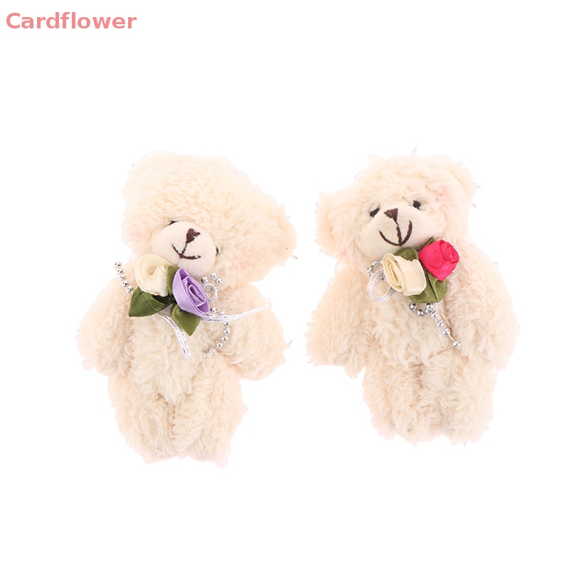 < Cardflower > Móc Khóa Gấu Bông Đáng Yêu Mềm Mại Thay Thế Được Sáng Tạo Và Dễ Thương Cho Bé Gái Và Trẻ Em Mới