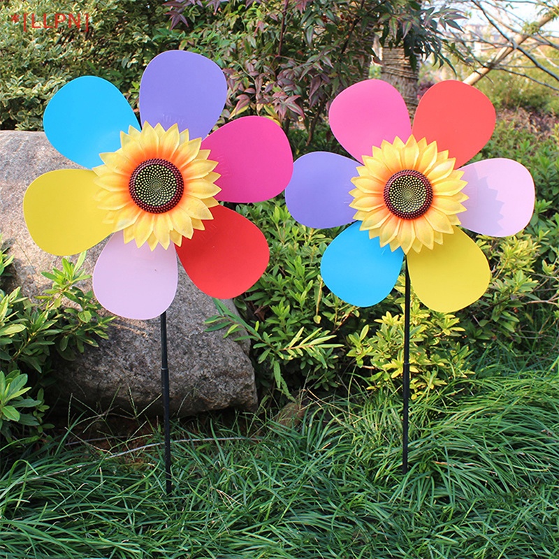 Bánh Xe Hoa Hướng Dương Dễ Thương Dùng Trang Trí Vườn / Tiệc Tùng