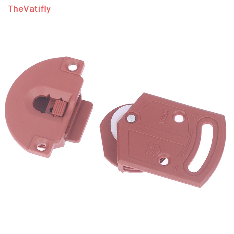 Bộ 2 Cặp Bánh Xe Ròng Rọc Đơn Bằng ABS Phong Cách Cổ Điển Cho Nội Thất Tủ Và Tủ Chén