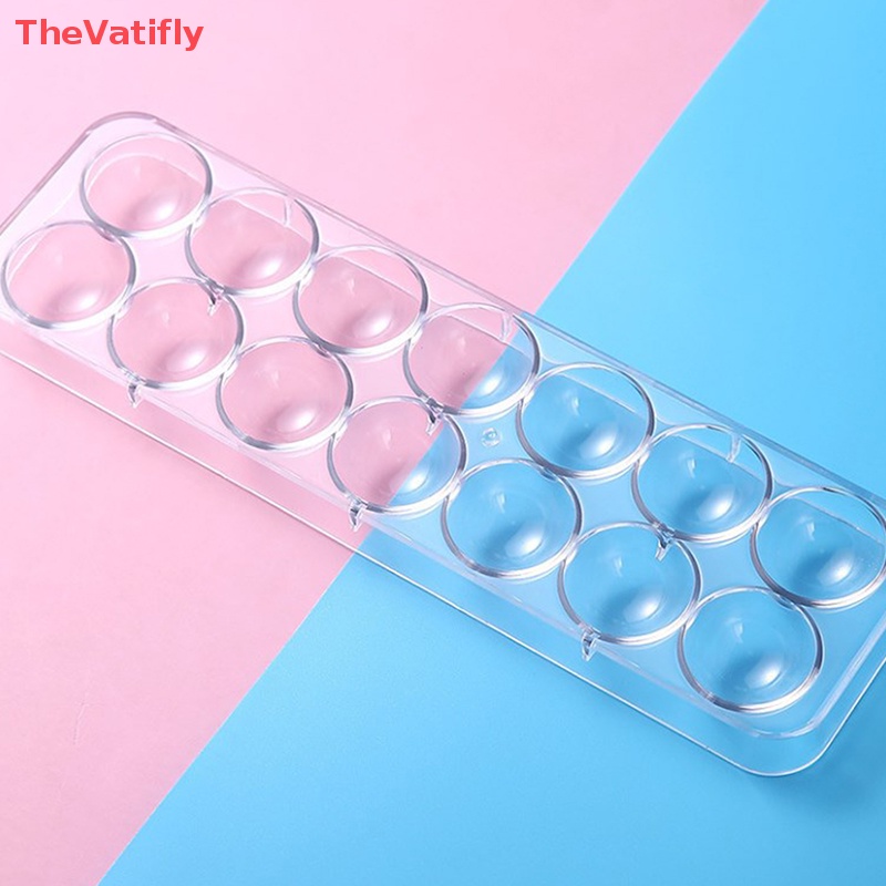 [Thevalifly] Khuôn Làm Bánh 14 Ngăn Hình Cầu Bằng Polycarbonate Cứng