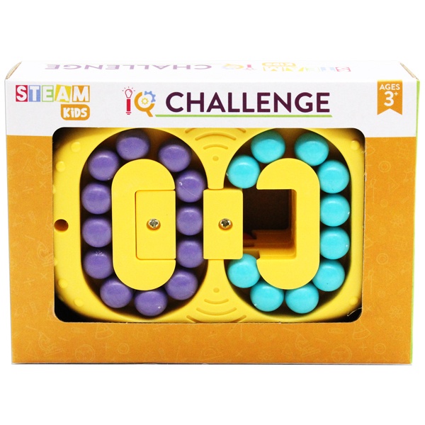 Trò Chơi Thử Thách Trí Tuệ Hạt Đậu Logic Vàng - Steam Kids IQ Challenge SK6655/YL (Mẫu Màu Hạt Đậu Ngẫu Nhiên)