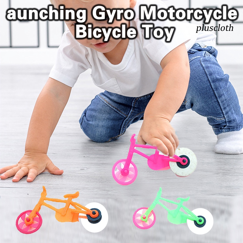 < Plus > Set 10 Đồ Chơi Con Quay Cầm Tay Có Dây Cót Vui Nhộn Cho Bé