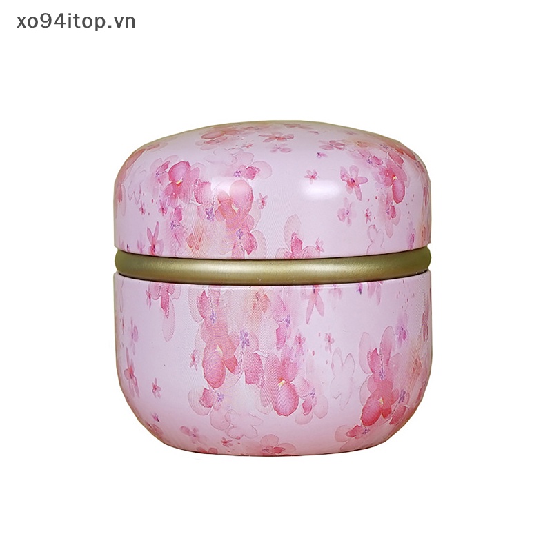 1 Hũ Thiếc Đựng Trà / Kẹo Có Nắp Đậy