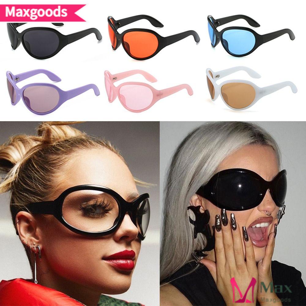 Kính Mát Oversized Y2K Phong Cách Hip Hop Cho Nữ