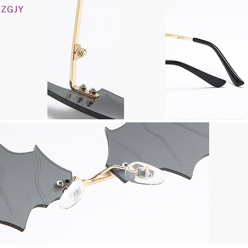 Kính Chống Nắng ZGJY Không Viền Hình Dơi Thời Trang Cho Nam Và Nữ Mới