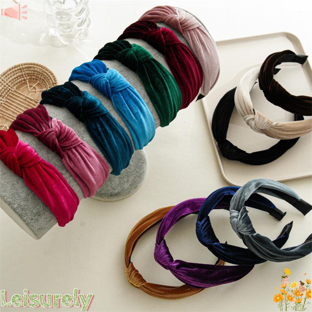 Băng Đô Vải Nhung Thiết Kế Xinh Xắn Cho Bé Gái