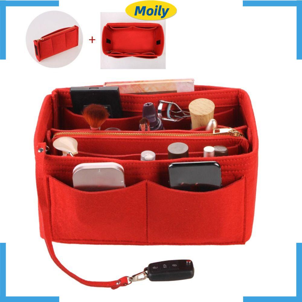 Túi Đựng Mỹ Phẩm Cầm Tay Bằng Vải Nỉ Phù Hợp Với Nhiều Loại Khác Nhau