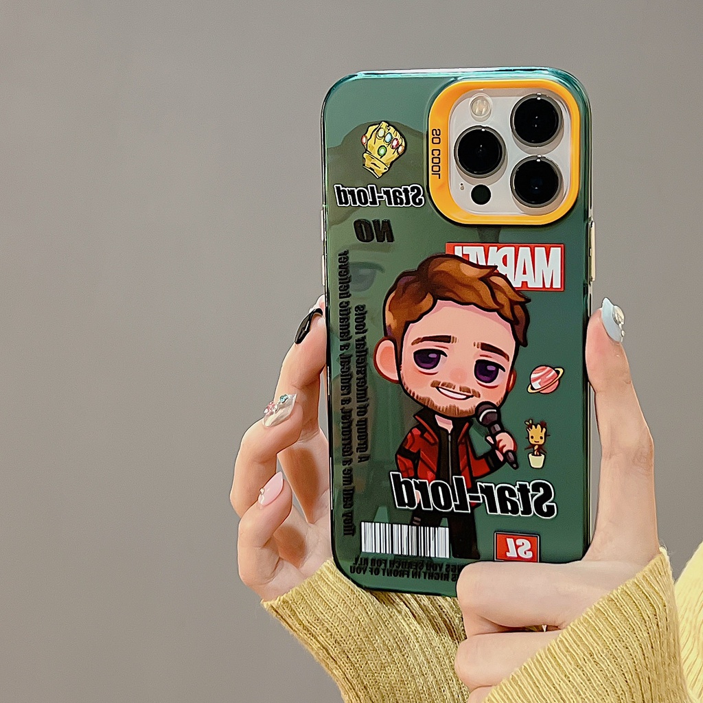 Ốp Điện Thoại Tpu Mềm Nhám Trong Suốt Chống Sốc Họa Tiết Hoạt Hình Bảo Vệ Toàn Diện Cho iPhone 11 13 12 14 Pro Max