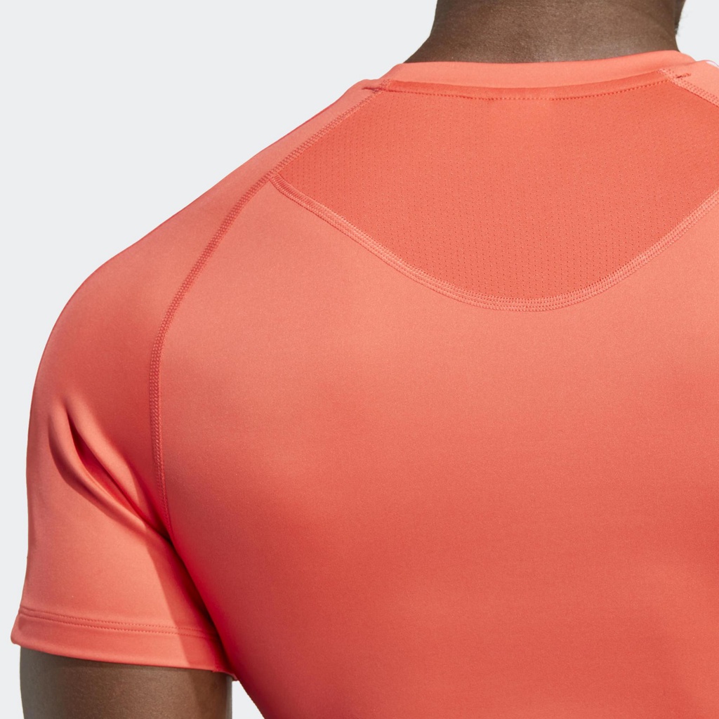 adidas Tập luyện Áo Thun Tập Luyện 3 Sọc Techfit Nam Đỏ IC2167
