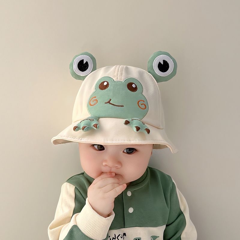 Nón Tai Bèo Che Nắng Hình Ếch Dễ Thương Cho Bé