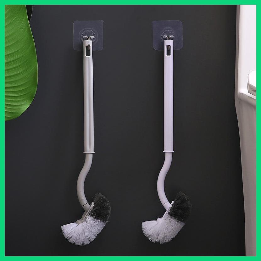 Bàn Chải Vệ Sinh Toilet Cán Dài Lông Mềm Tiết Kiệm Không Gian